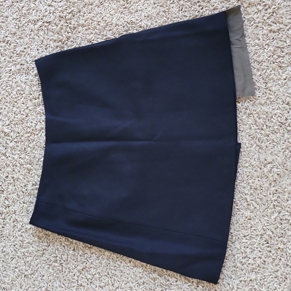 NWT Hydrogen Alberto Biani Skirt Wrap Mini Wool Blend Size 44/Large SkullS - Picture 3 of 6